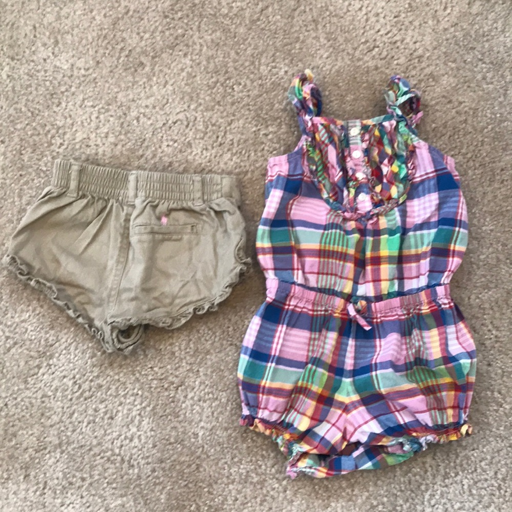 Ralph Lauren romper & shorts